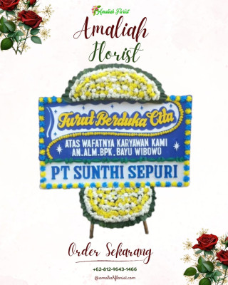 Papan Bunga Duka di Kemirirejo