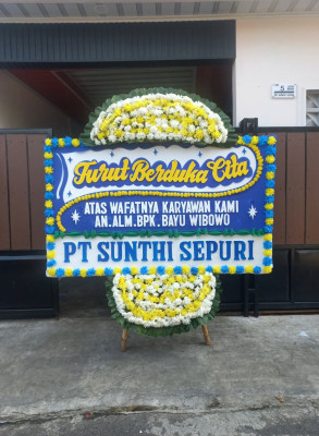 Papan Bunga Duka di Kemirirejo